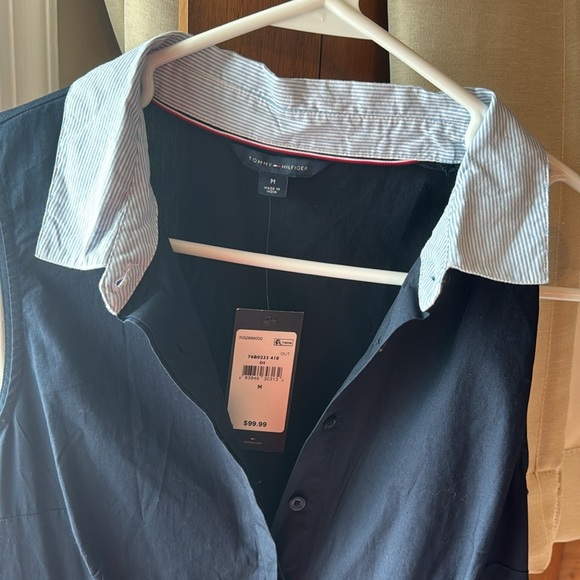 Tommy Hilfiger NWT Sleeveless Collared Pull Over Dress - Picture 2 of 11